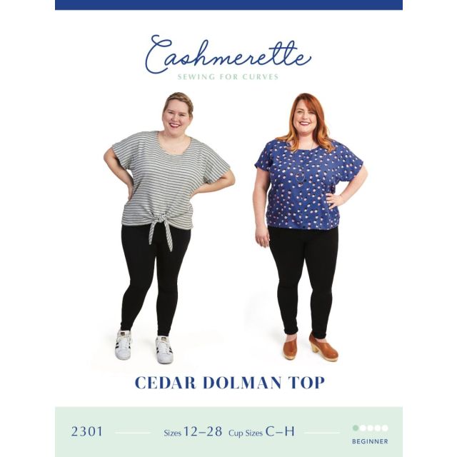 CEDAR DOLMAN TOP - Size 12-28 by Cashmerette