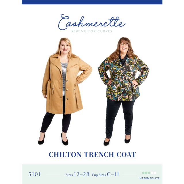 CHILTON TRENCH COAT - Size 12-32 by Cashmerette