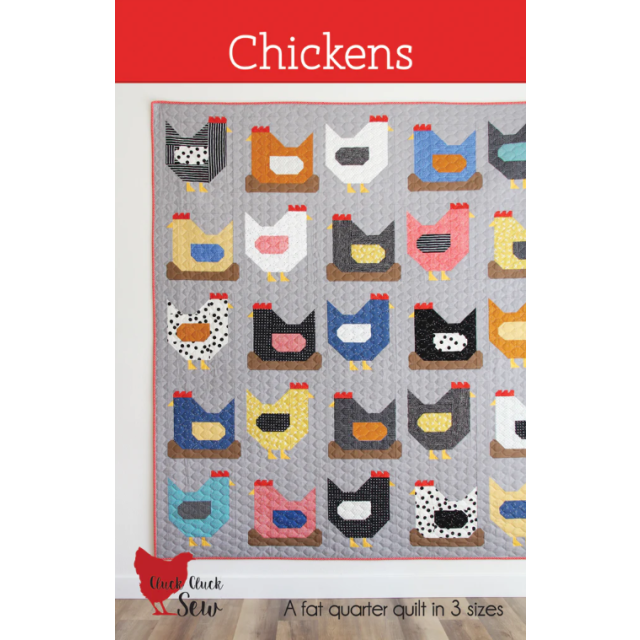 Chickens Quilt Pattern by Cluck Cluck Sew