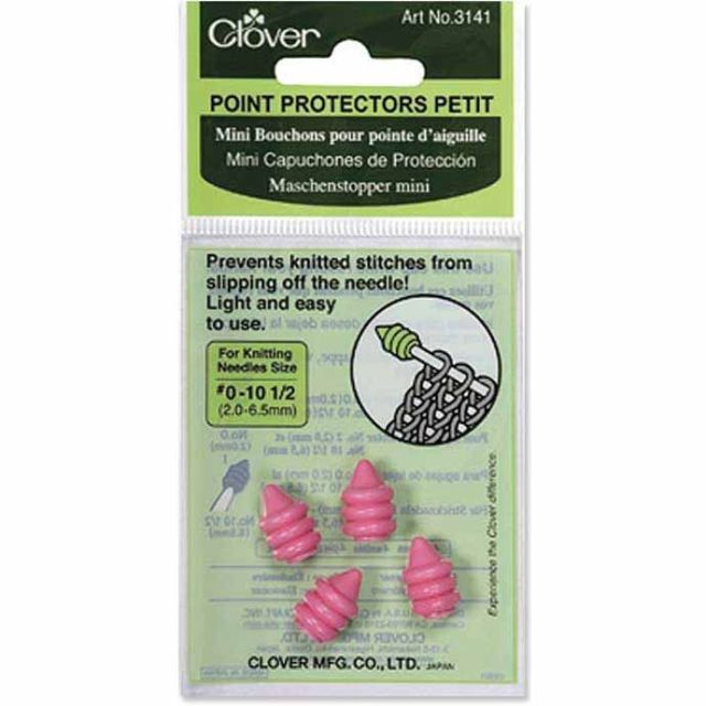 Point Protectors For Knitting Needles - Pink
