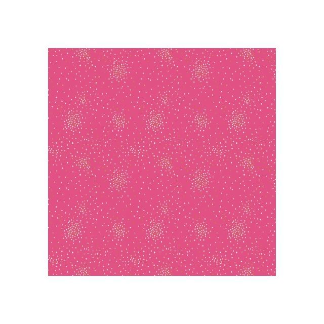 100% Cotton - Cluters in Strawberry Pink - Cotton + Steel per 1/2m