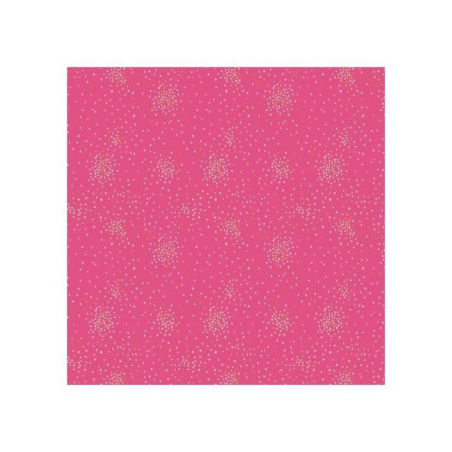 100% Cotton - Cluters in Strawberry Pink - Cotton + Steel per 1/2m