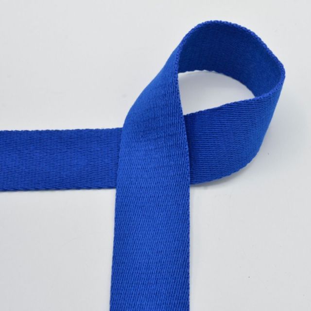 Webbing - 40mm Strapping - Cobalt Blue Col. 507 (Cotton/Poly Blend)