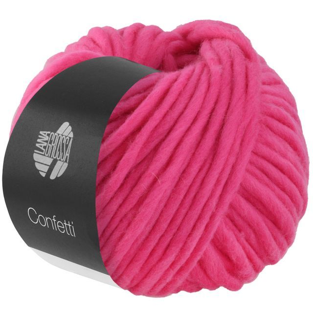 Confetti - Merino Wool Pink Col. 103- 100g Skein by Lana Grossa