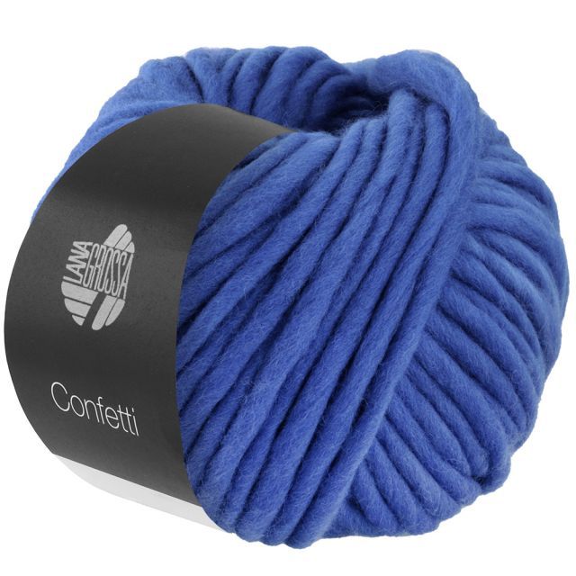 Confetti - Merino Wool Blue Col. 105- 100g Skein by Lana Grossa