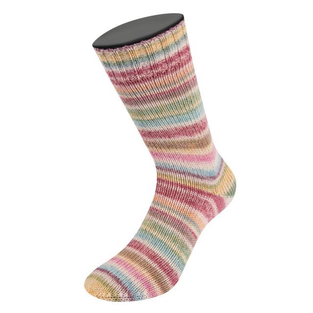 Cool Wool 4 Socks Print - Col. 757 - 100g Skein 4ply Merino Sock Yarn by Lana Grossa
