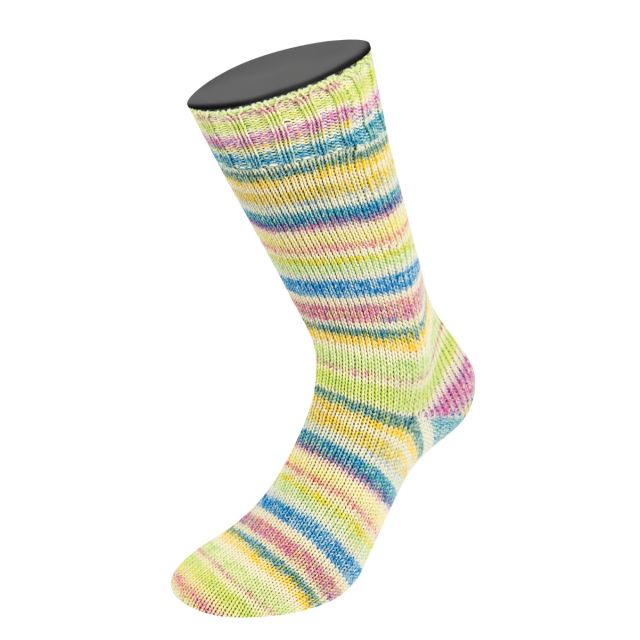Cool Wool 4 Socks Print - Col. 7765 - 100g Skein 4ply Merino Sock Yarn by Lana Grossa