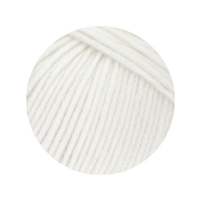Cool Wool Big - Classic Merino Yarn - White Col. 615 - 50g Skein by Lana Grossa