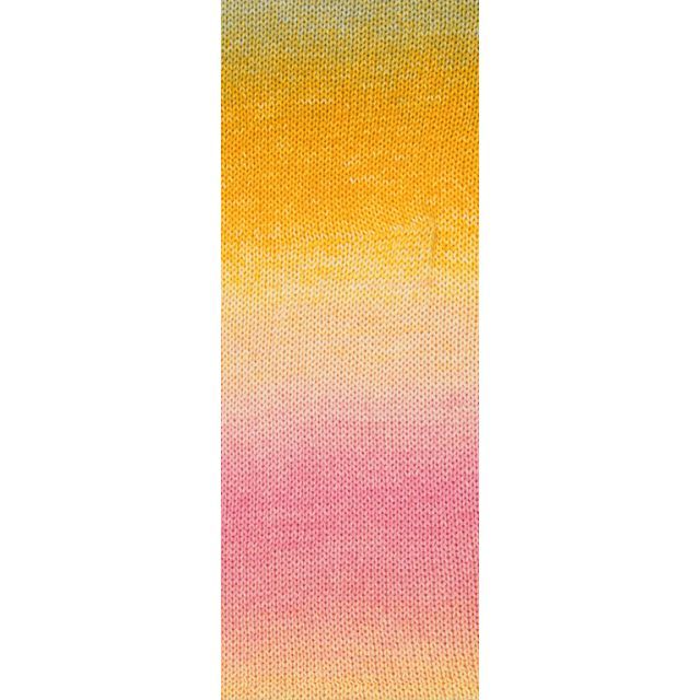 COTONELLA - Pima cotton yarn - Yellow/Pink/Green/Beige Col. 03 - 100g Skein by Lana Grossa