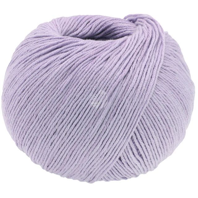 COTTON LOVE - cable plied organic cotton yarn - 50g Col.33 lavender by Lana Grossa