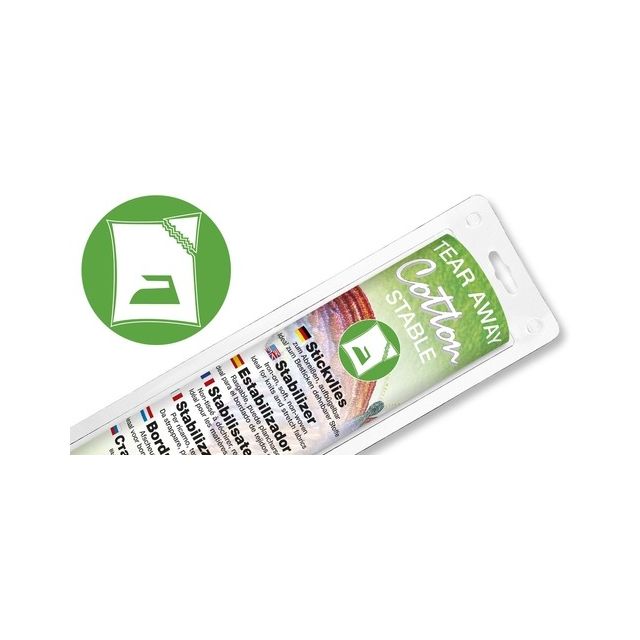 MADEIRA - Tear-Away Stabilizer "Cotton Stable"  WHITE 30cm x 5m
