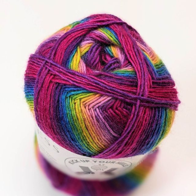 Countess Kick Up Your Heels Sock Yarn - Unicorn - 100g