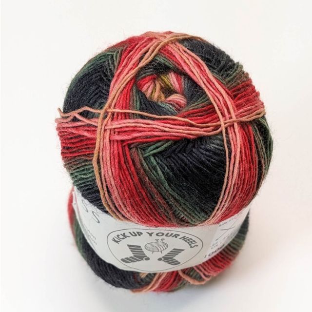 Countess Kick Up Your Heels Sock Yarn - Watermelon - 100g