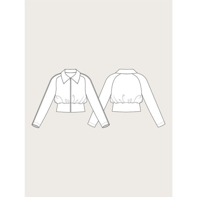 Cropped Jacket  Pattern  (XL - 3XL) - The Assembly Line