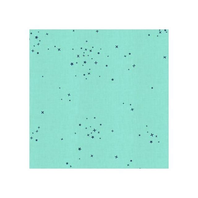 100% Cotton - Freckles in Mint Chip - Basics by Cotton + Steel per 1/2m