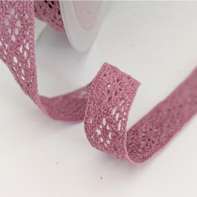  Old Rose - Cotton Crochet Lace - 20mm