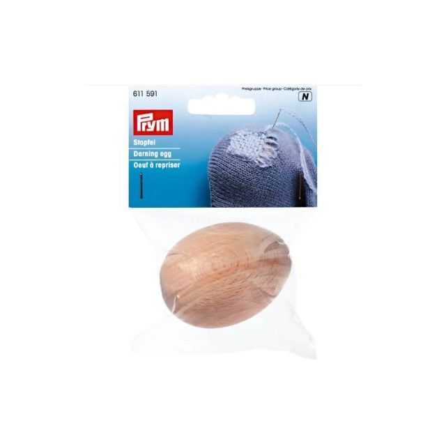 Prym Darning Egg - Wood 