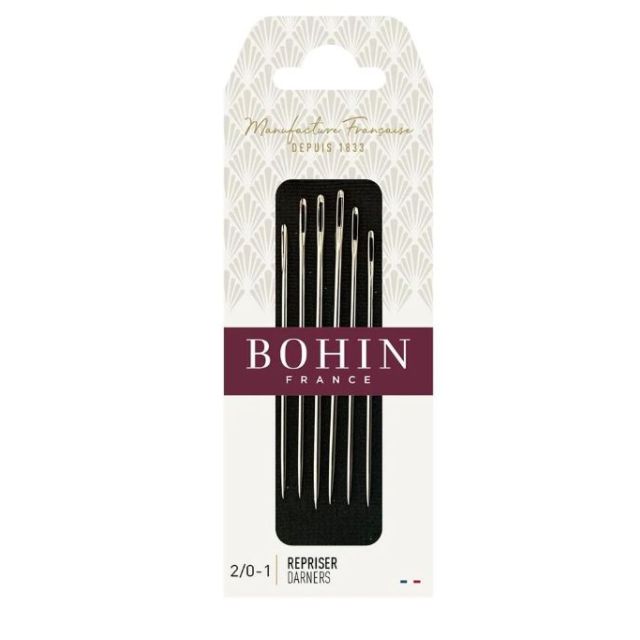BOHIN -Darning Needles, Size No. 2/0-1x 6 pc.