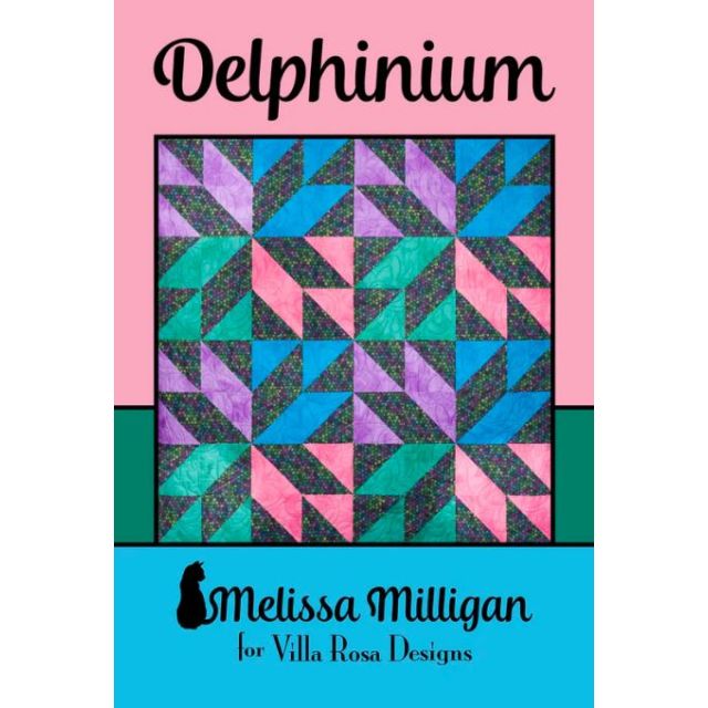 Delphinium Quilt by Villa Rosa Designs