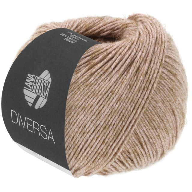 Diversa Cotton/Viscose Yarn  - Rosewood Col.05 - 50g Skein by Lana Grossa