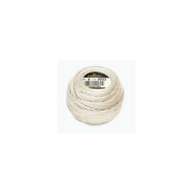 Perle Cotton Ball Size 8 -  Color 3033 Ashesby DMC France (approx. 80m)