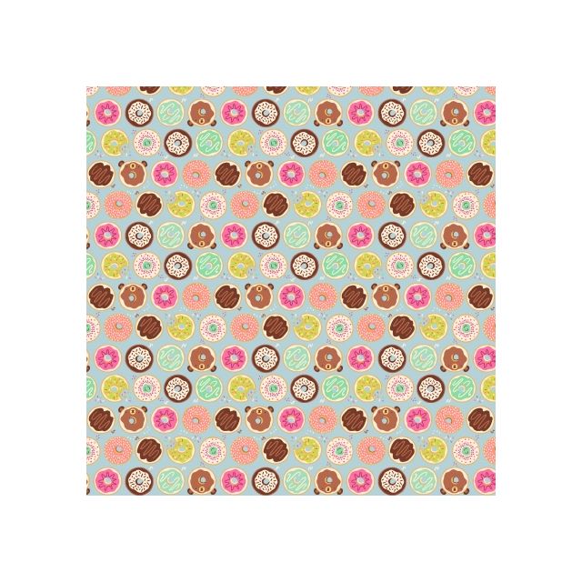 100% Cotton - Doughlightful - Favorite Color Is Rainbow Fabric Fabric by Cotton + Steel "Mini Market" Collection