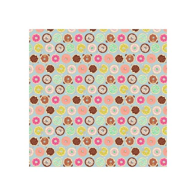 100% Cotton - Doughlightful - Favorite Color Is Rainbow Fabric Fabric by Cotton + Steel "Mini Market" Collection