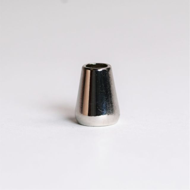 Cord End - Cone 13mm - Silver (set of 2)