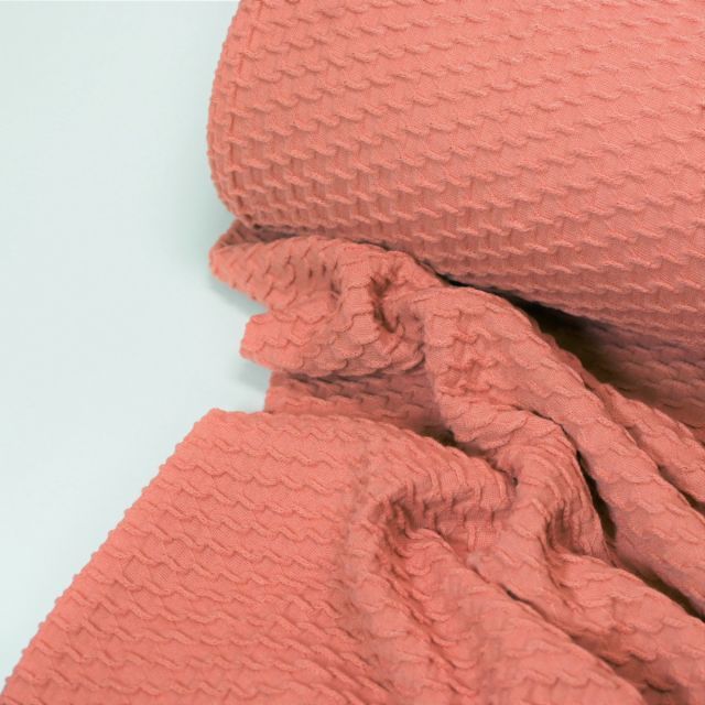 BOLT END - 170 CM - "Casey" Textured Jersey Knit - Rose