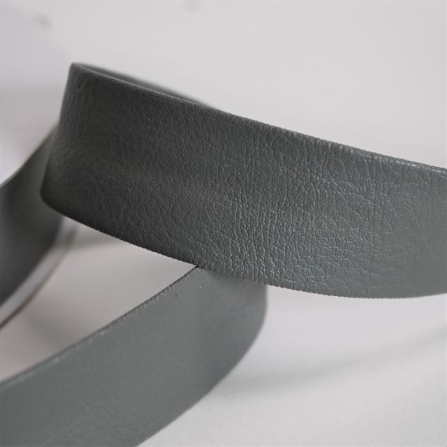 Faux Leather Bias Tape 20mm - Grey Col. 102
