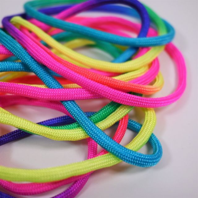 Bright Rainbow Cord 300cm Precut - 5mm Thickness