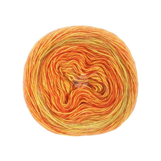 Ecopuno  - Degrade -  Orange/Yellow Col.403 - 100g Skein by Lana Grossa