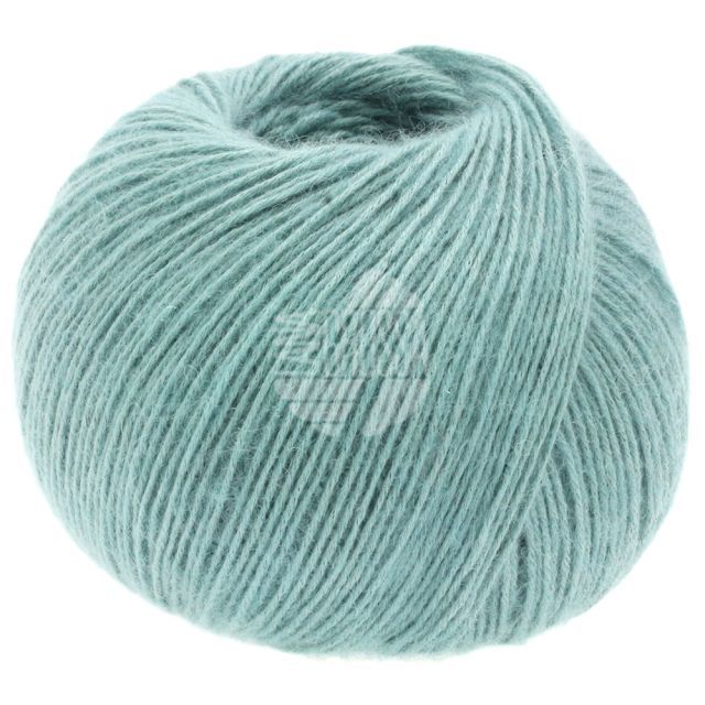 Ecopuno - Cotton, Merino, Baby Alpaca Yarn - Light Turquoise Col.44 - 50g Skein by Lana Grossa