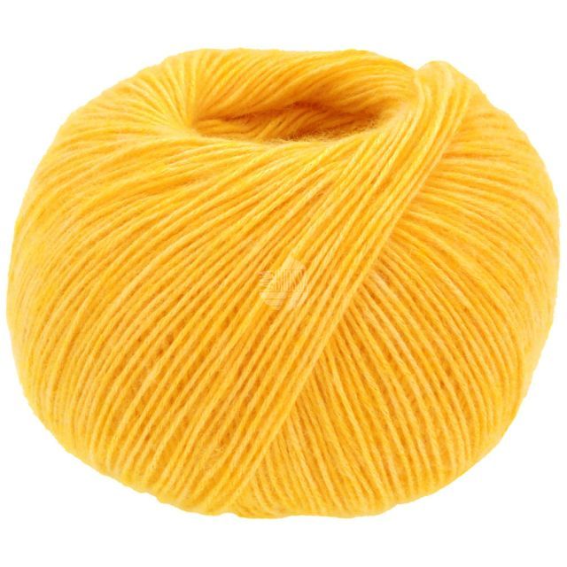 Ecopuno - Cotton, Merino, Baby Alpaca Yarn - Yellow Col.95 - 50g Skein by Lana Grossa