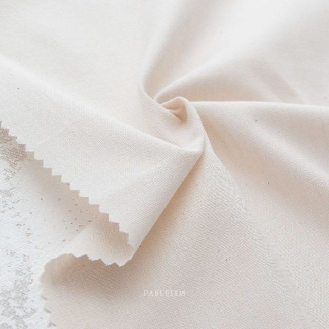 Fableism Everyday Chambray Bamboo/Cotton Blend - Moon Garden  (col. 01) 1/2m