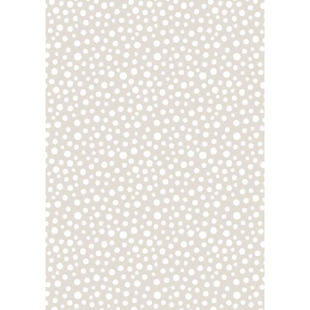 BOLT END - 240 CM - Snow Fall on Dark Creme Flannel by Lewis & Irene