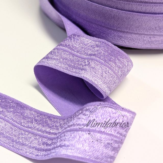 25mm Fold Over Elastic - Hyacinth Purple Col. 2008