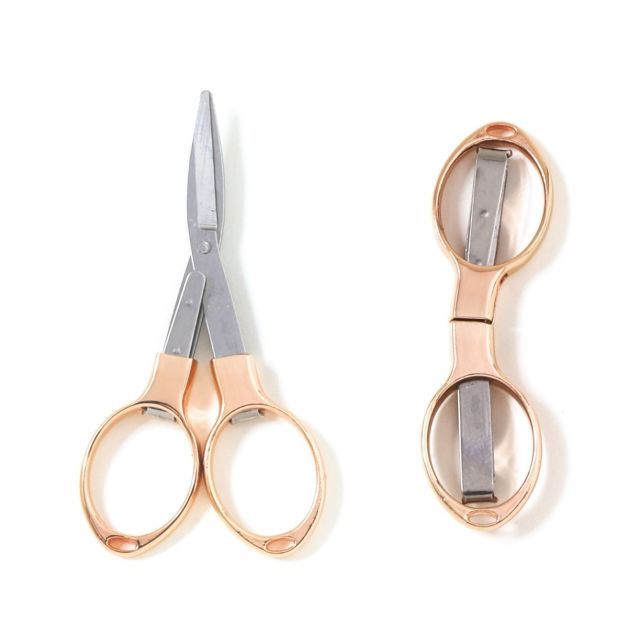 Knit Pro - Rosegold Folding Scissors with case