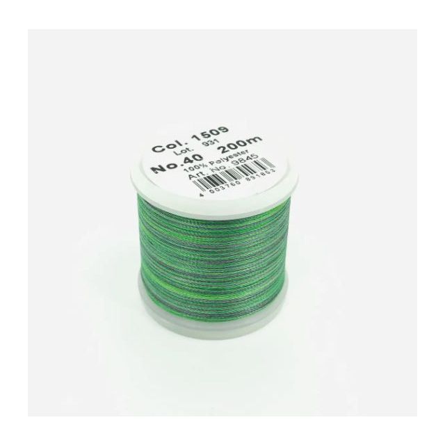 Madeira - 98451509 - Embroidery Thread - POLYNEON NO. 40 FOREST CREEK 220YD/200M  VARIEGATED - Mimifabrics Canada