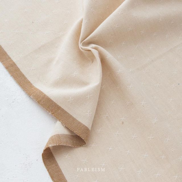 Fableism Sprout Woven 100% Cotton - Oat Col.02 1/2m