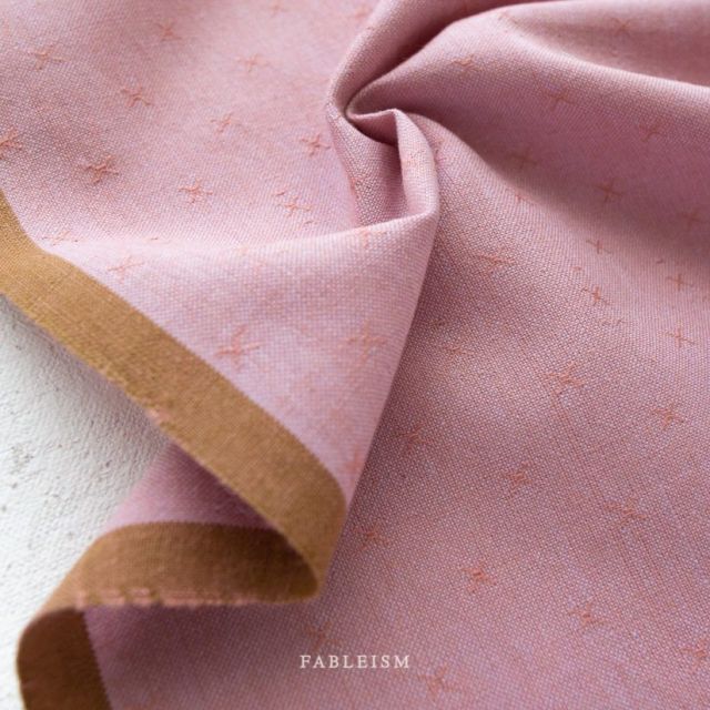 Fableism Sprout Woven 100% Cotton - Pansy Pink Col.125 1/2m