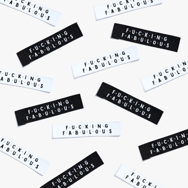 "Fucking Fabulous" Labels by KATM Pack of 6