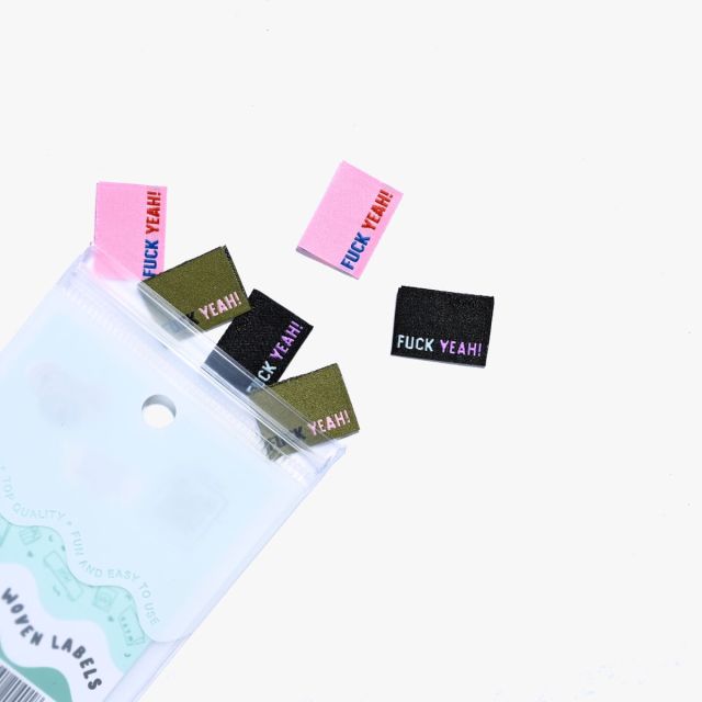 "Fuck Yeah" Labels by KATM Pack of 6