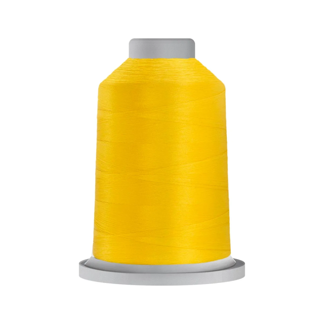 Bright Yellow - Glide King Spool 5000m Polyester Thread with high sheen col.108