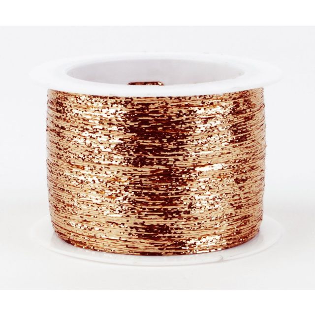 Glitter Yarn for Knitting-In 1000m - Copper by Woolly Hugs