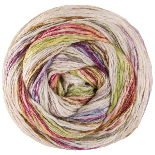 GOMITOLO "Hippie" Col. 3034 Textured Cotton/Hemp/Linen Yarn - 100g Skein by Lana Grossa