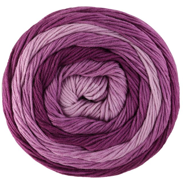 GOMITOLO "Tono" Col. 1038 Soft Purple Gradient Organic Cotton Yarn - 100g Skein by Lana Grossa