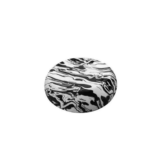 Magnetic Pin Cusion with Snap on Cover - Grabbit Swirl - Black/White