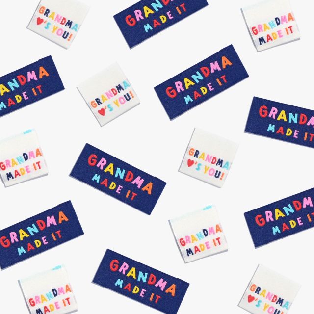 "Grandma Made It - Grandma Loves You!" Labels by KATM Pack of 6