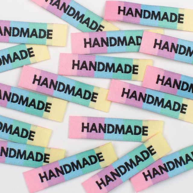 "Rainbow Handmade" Labels by KATM